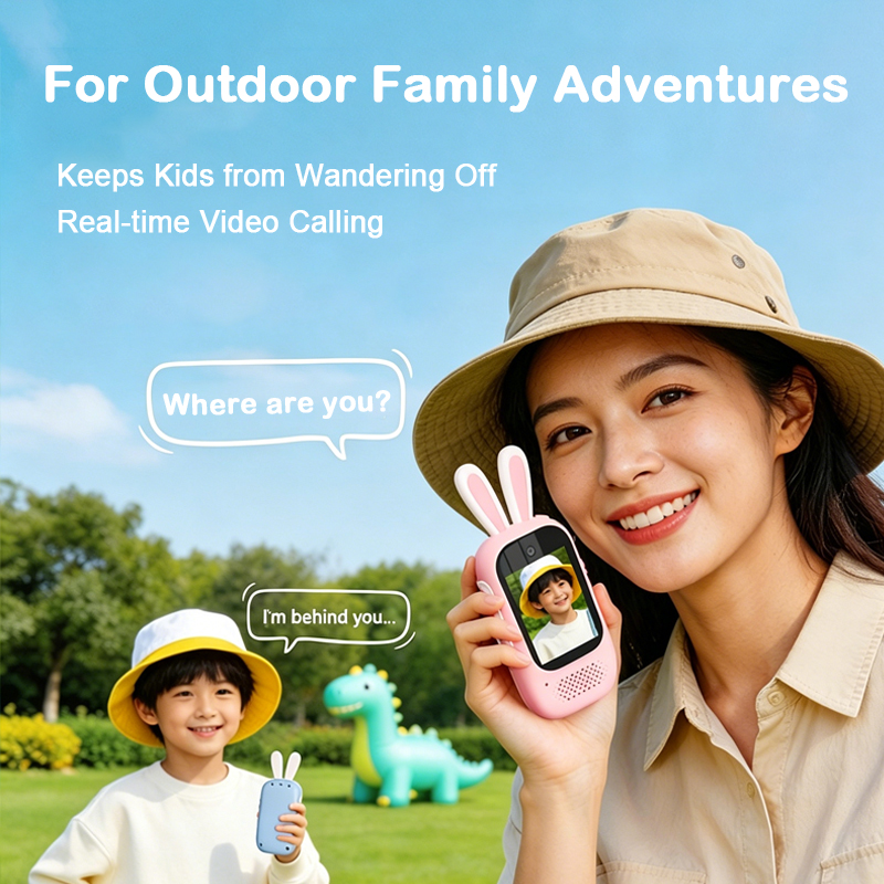 Outdoor Adventure For Kids - 2 Pack Kids Video Walkie Talkies