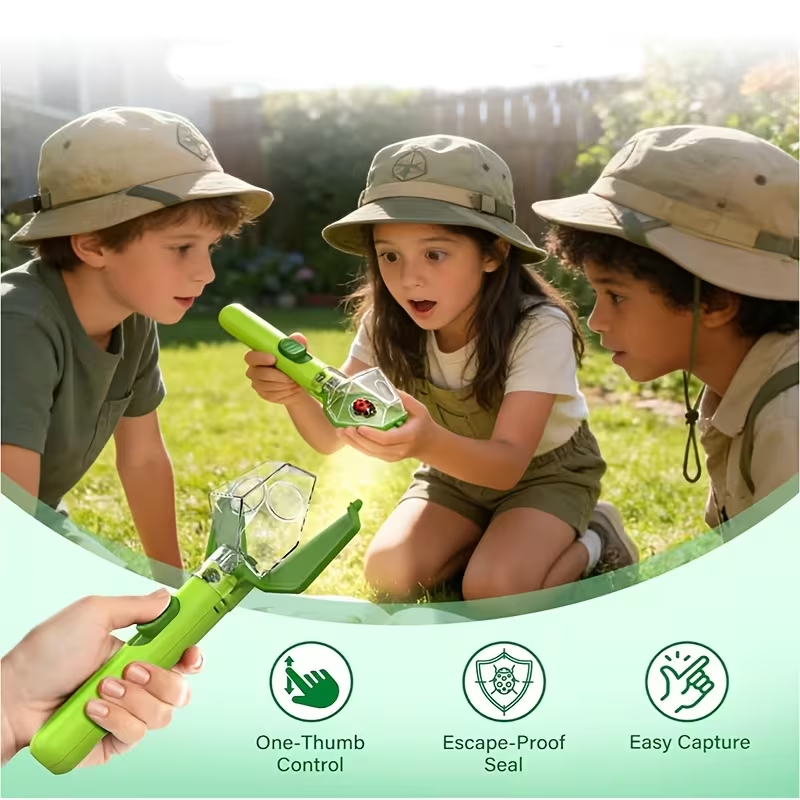 Outdoor Adventure Education - 1pc Handheld Insect Catcher With 6X