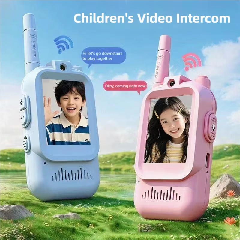 Outdoor Adventure Education - 2pcs Kids Video Walkie Talkie Rechargeable