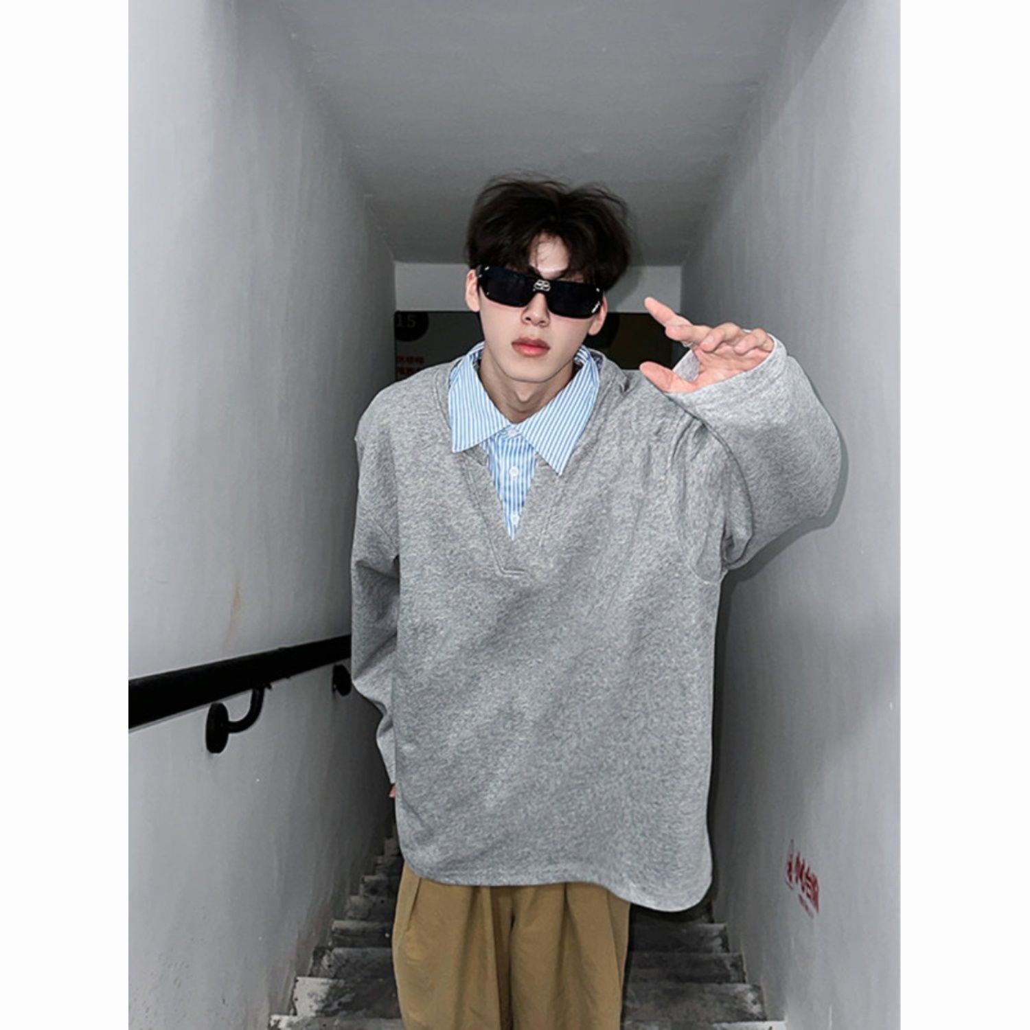 Mens No Hat Hoodies Kpop Fishi - Outdoor Adventure Windbreaker 评论和价格