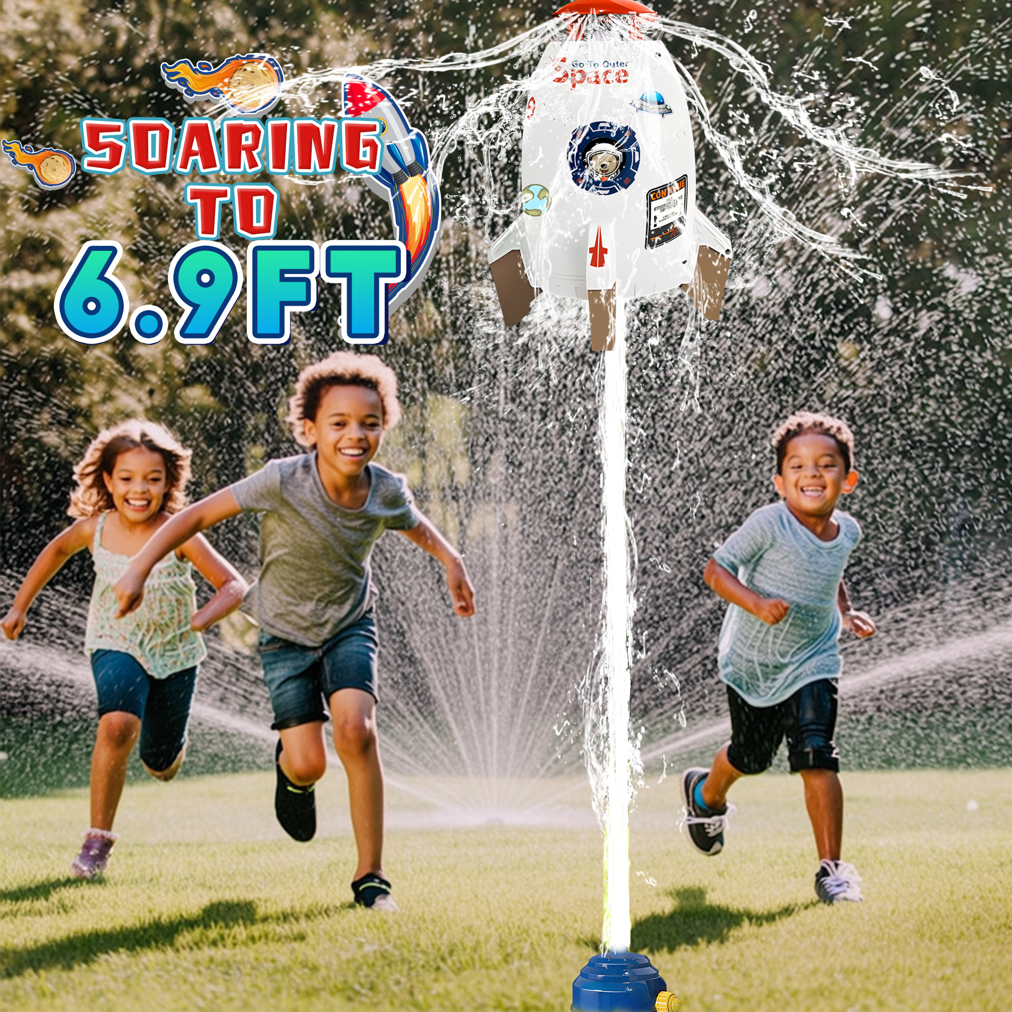 Sprinkler for Kids Outdoor Roc - Outdoor Adventure Games 评论和价格