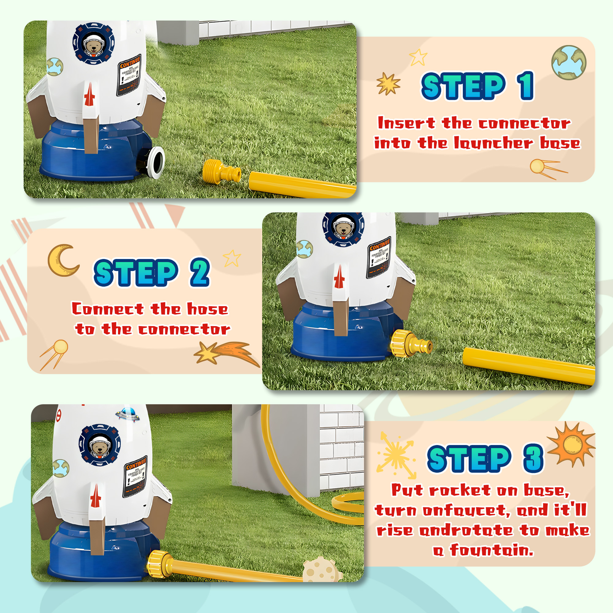 Sprinkler for Kids Outdoor Roc - Outdoor Adventure Games 评论和价格