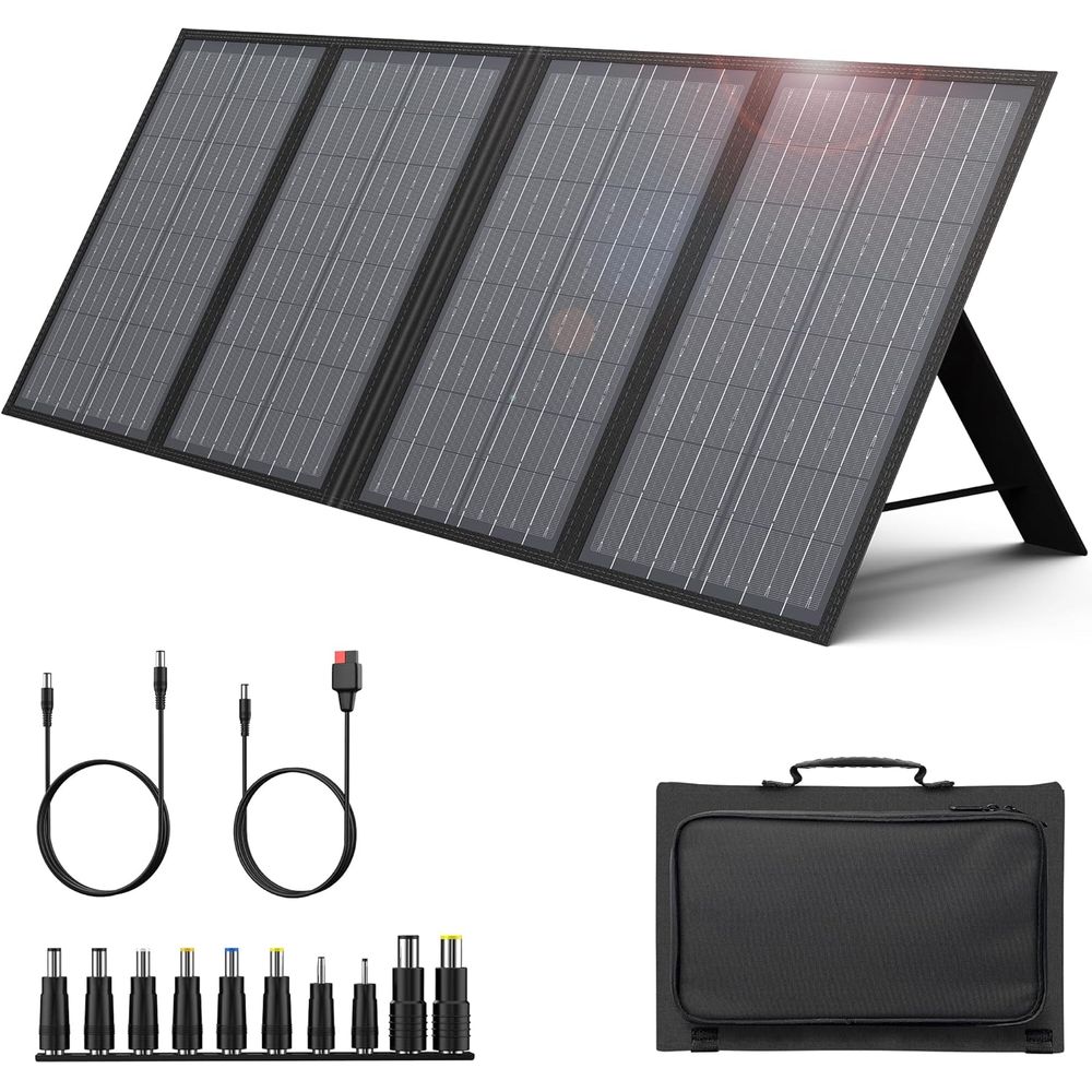 60W Solar Panel with 18V DC Ou - Outdoor Adventure Outlet 评论和价格