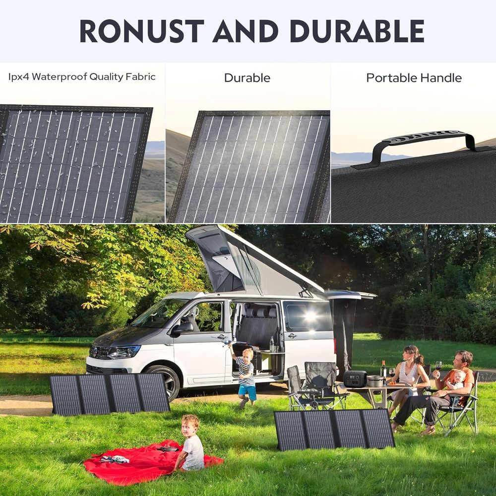 60W Solar Panel with 18V DC Ou - Outdoor Adventure Outlet 评论和价格