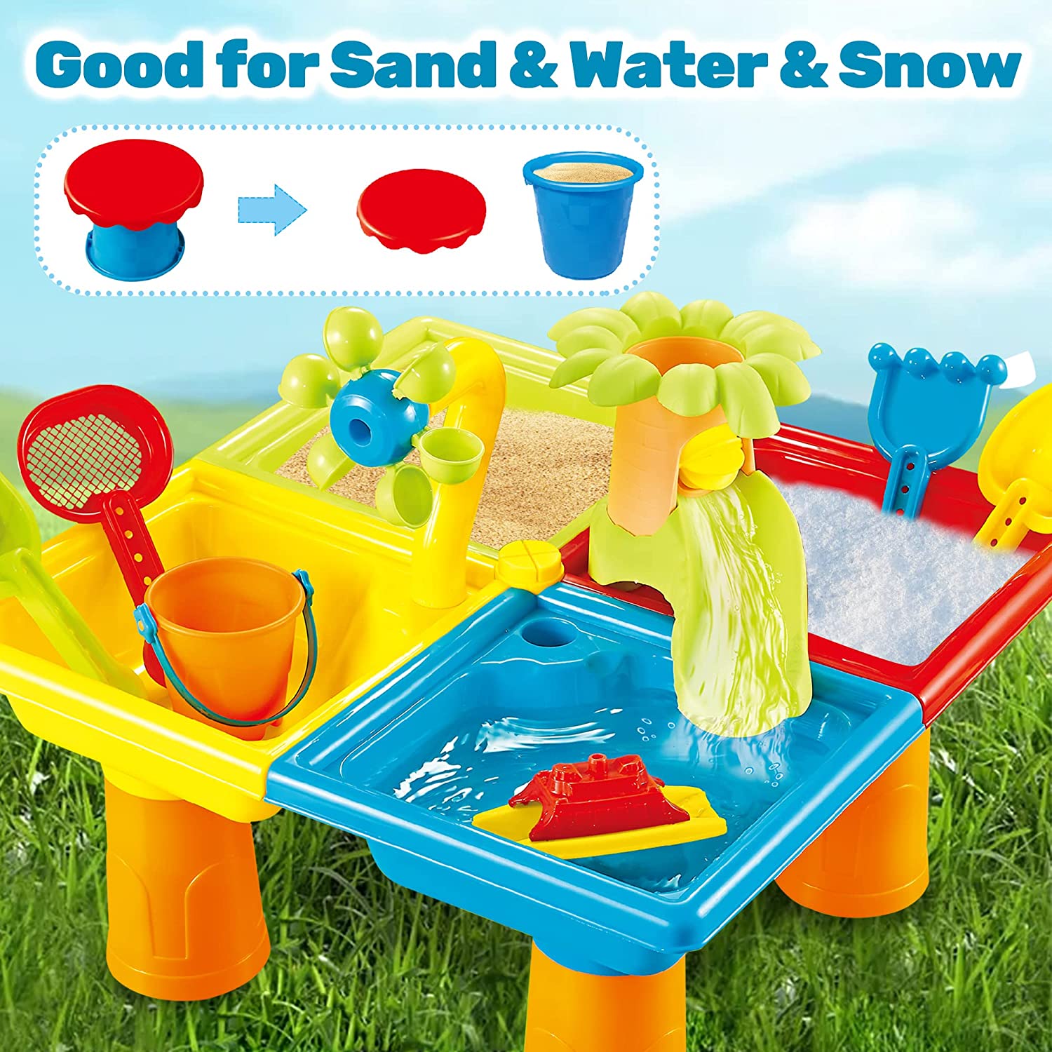 Beach Table Sand Play Toys Chi - Outdoor Adventure Games 评论和价格