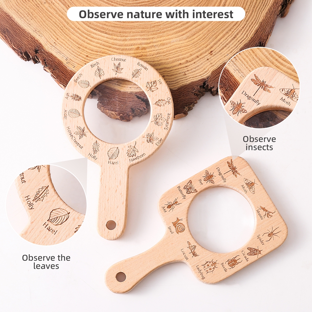 Wooden Magnifying Glass Outdoo - Outdoor Adventure Education 评论和价格