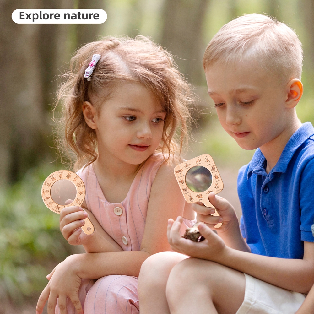 Wooden Magnifying Glass Outdoo - Outdoor Adventure Education 评论和价格