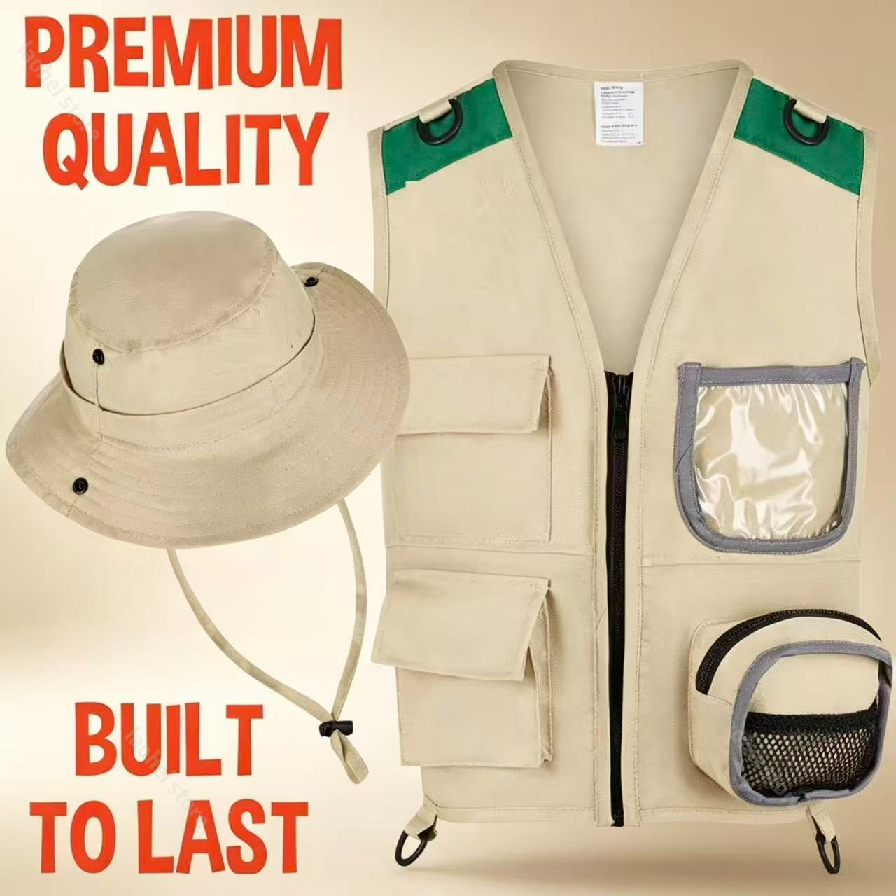 Kids Explorer Vest and Hat Cos - Outdoor Adventure Games 评论和价格