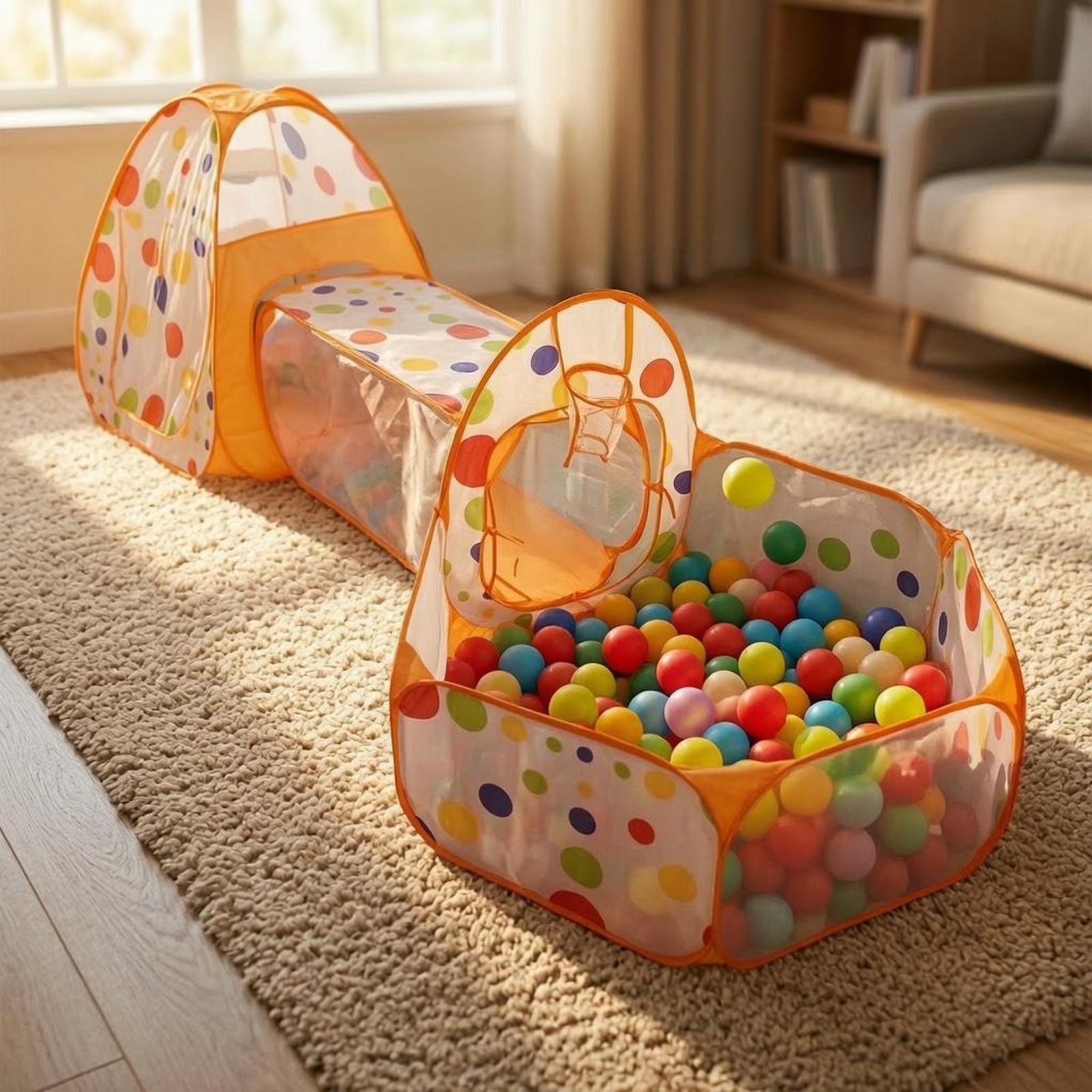 3 Pieces 3 in 1 Play Tent Set  - Outdoor Adventure For Kids 评论和价格