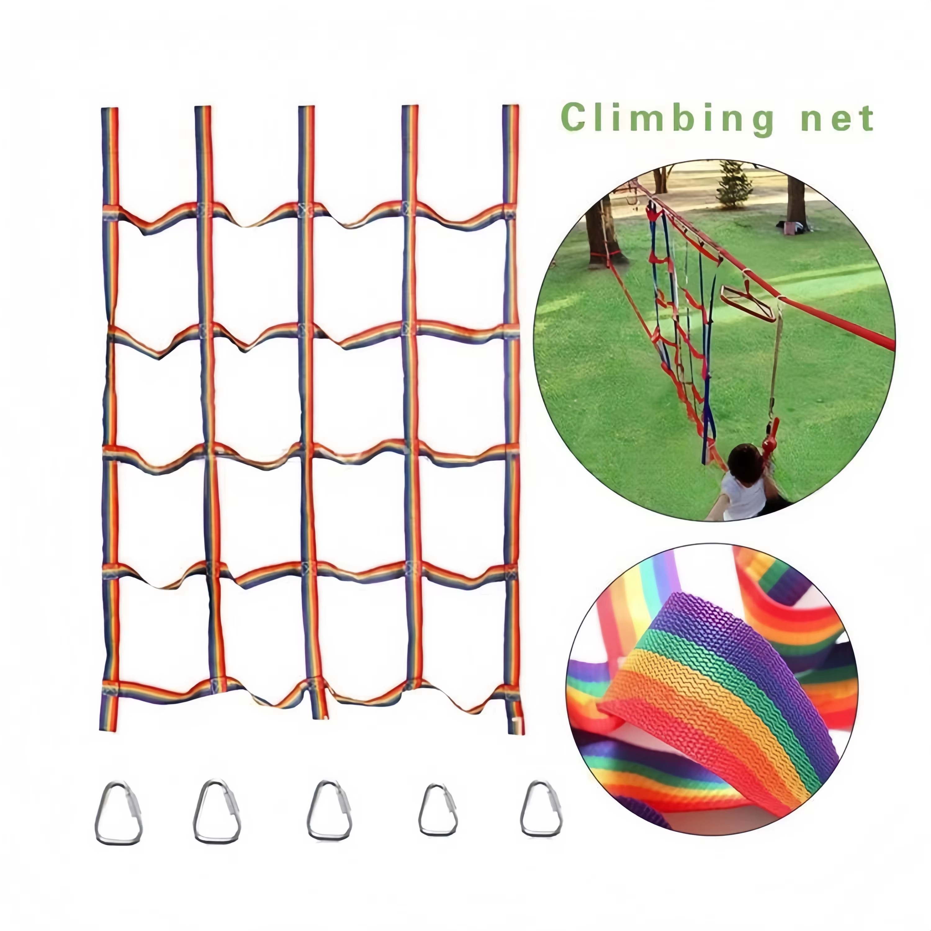 Outdoor Colored Ribbon Climbin - Outdoor Adventure For Kids 评论和价格
