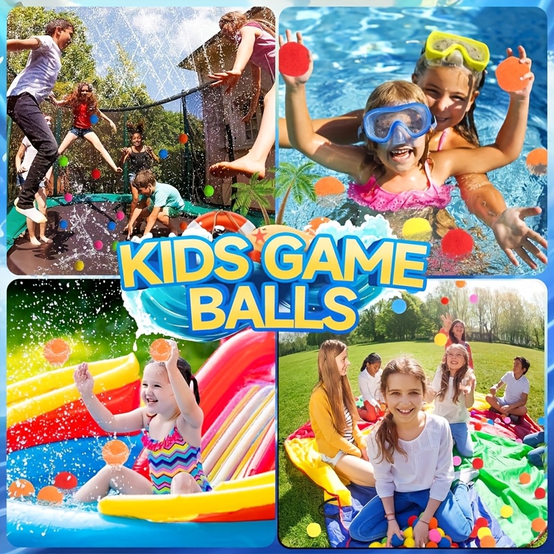12/30/60Pcs Reusable Water Bal - Outdoor Adventure Games 评论和价格