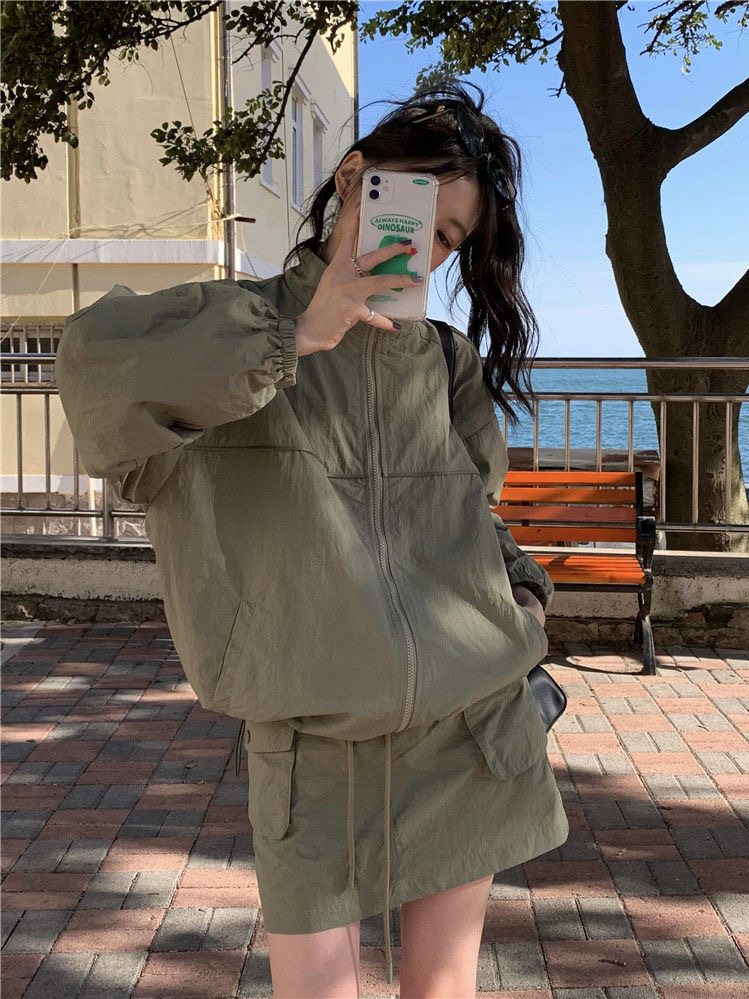 Vintage Women's Stand Collar S - Outdoor Adventure Windbreaker 评论和价格